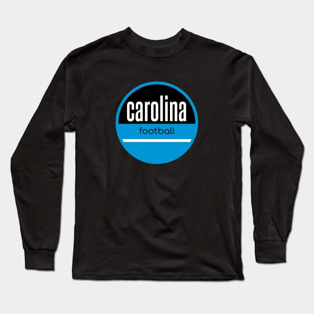 carolina panthers football Long Sleeve T-Shirt by BVHstudio